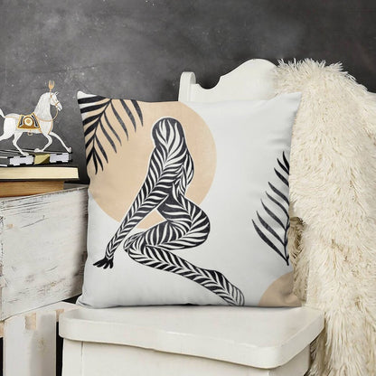 Custom Double-Sided Plush Pillow Cover: Soft Velvet Cushion Case