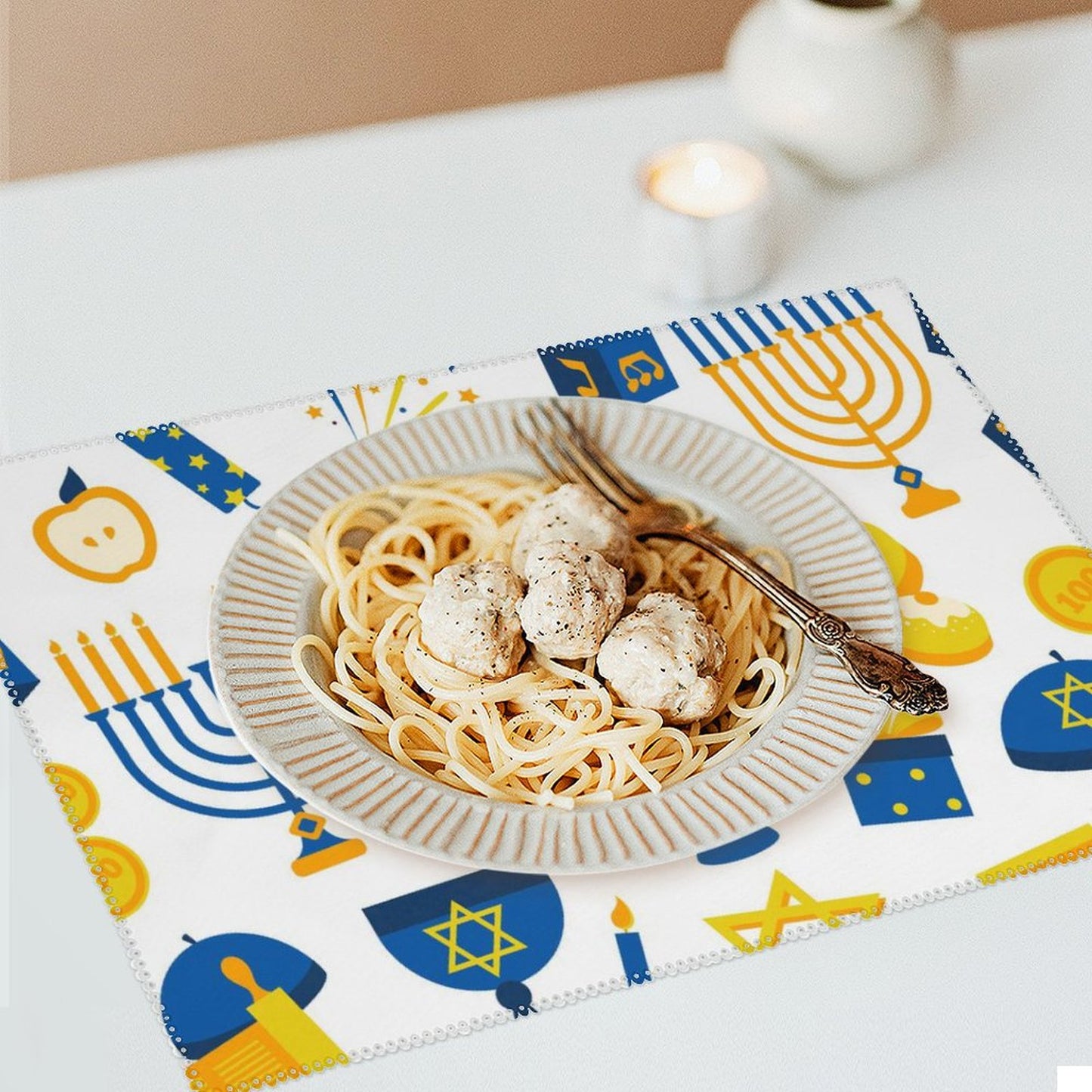 Custom Placemats Set of 6 | Personalized Heat-Resistant Mats