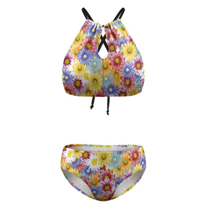 Custom Halter Bikini Set | Personalized Two-Piece Swimsuit YourSurprise