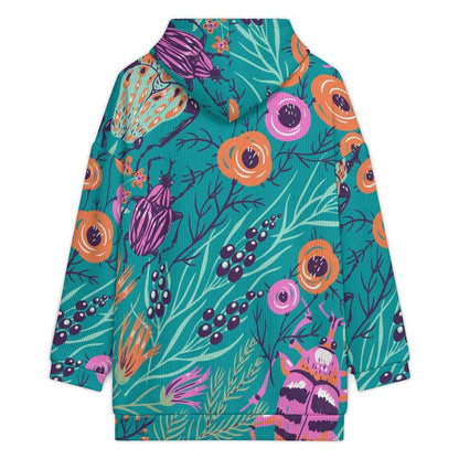 Women's Custom Mid-Length Hooded Fleece Jacket