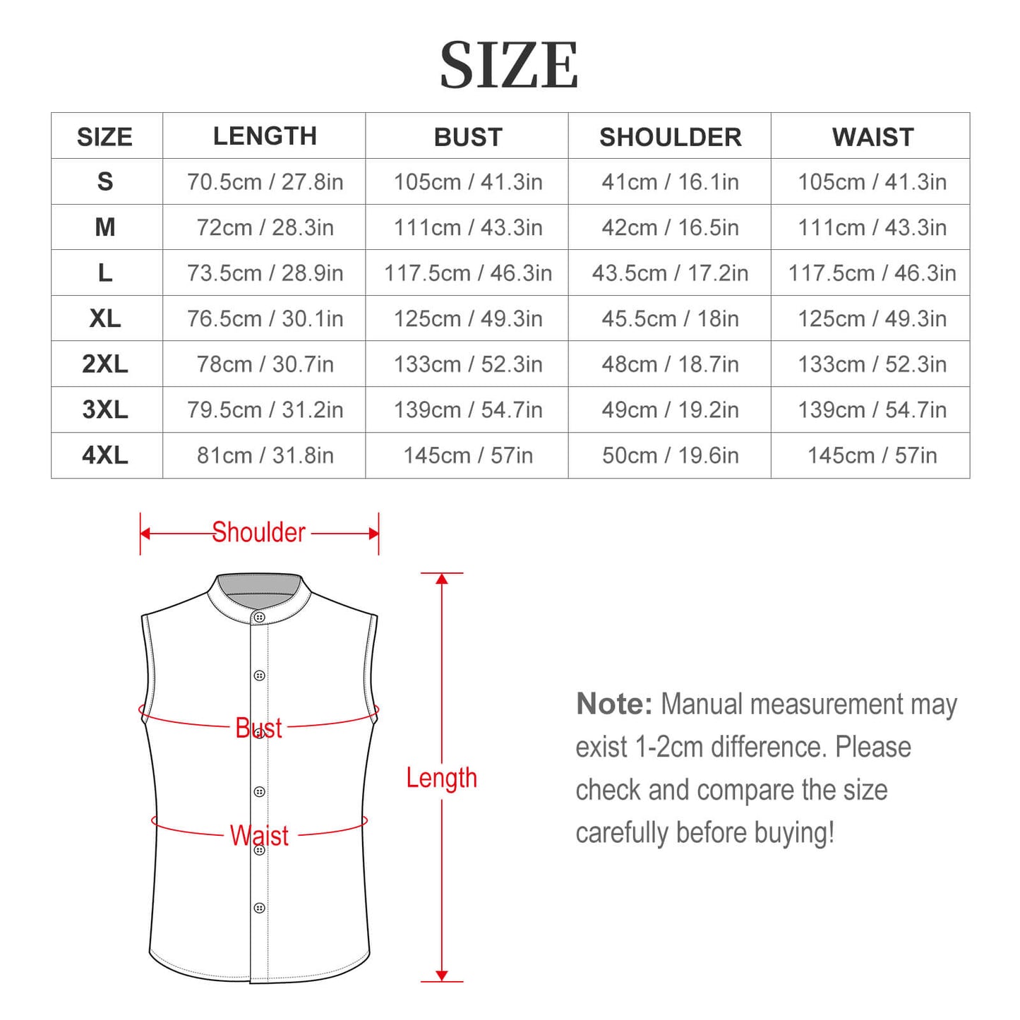 Custom Men's Sleeveless Button-Down Resort Shirt