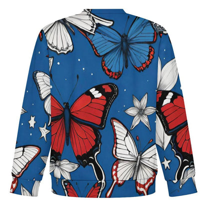 Custom Men's Cardigan Sweater with Personalized Print