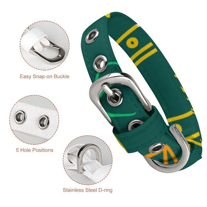 Custom Printed Oxford Pet Collar for Small Dogs
