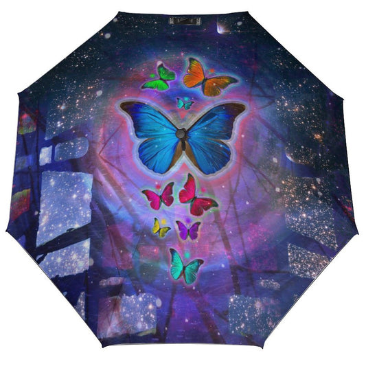 Custom Photo Umbrella | Auto Open Close 3-Fold UV Protection Umbrella