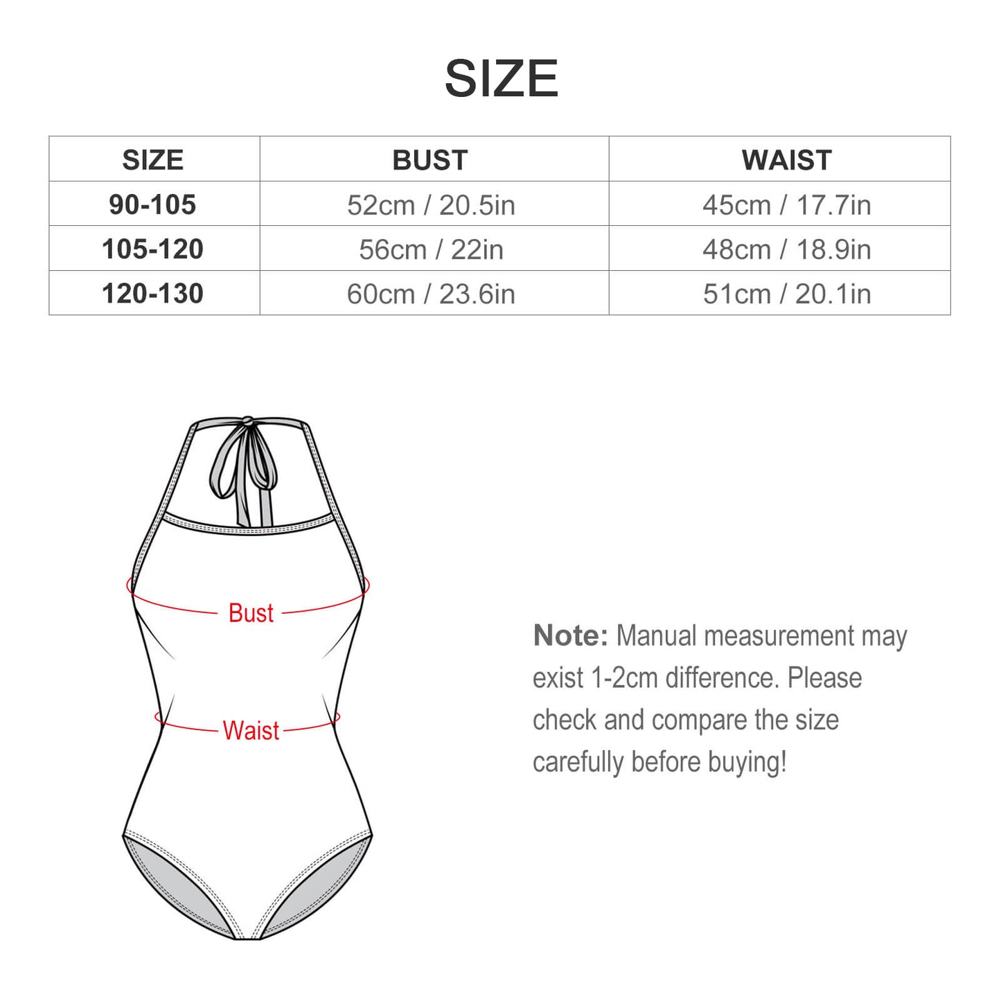 Custom Kids' Tie-Strap Swimsuit | Personalized Girls' One-Piece