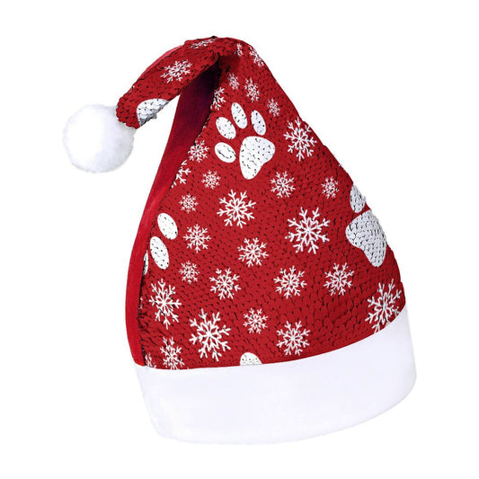 An Interactive Custom Sequin Santa Hat | Hides a Secret Photo