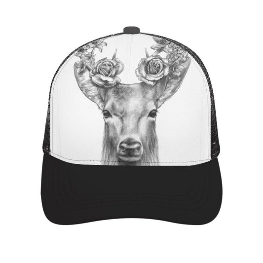 Custom Mesh Baseball Cap | Personalized Curved-Brim Trucker Hat