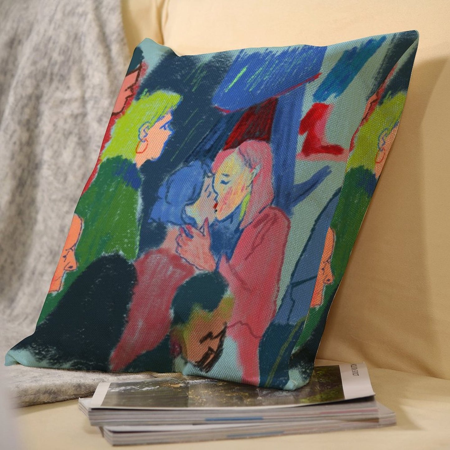 Custom Linen Throw Pillow Covers: Breathable Farmhouse Decor