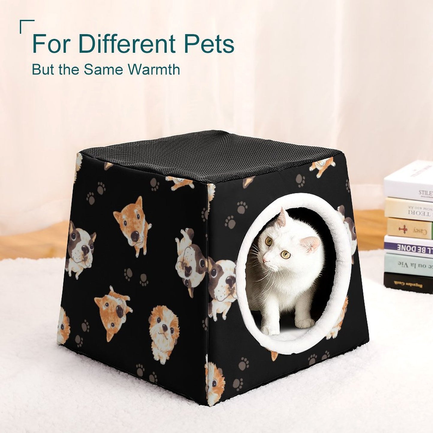 Custom Pet Bed | Personalized Cat & Small Dog Cave Bed