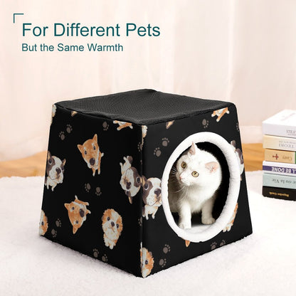 Custom Pet Bed | Personalized Cat & Small Dog Cave Bed