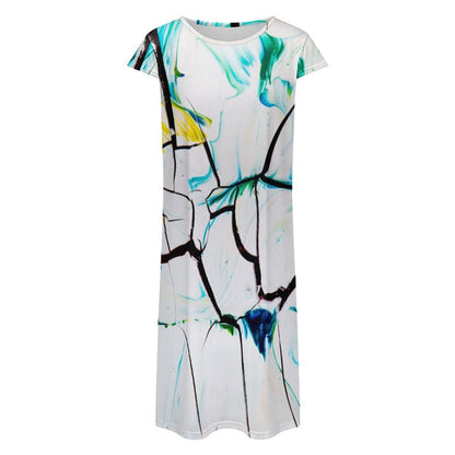 Custom Women's Sleeveless Dress | Personalized Photo Midi Dress