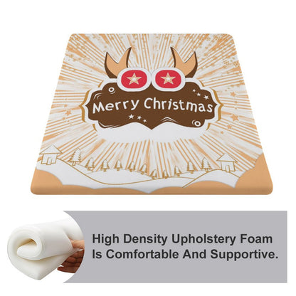 Custom Memory Foam Seat Cushion | Washable Chair Pad (15"x13.8")