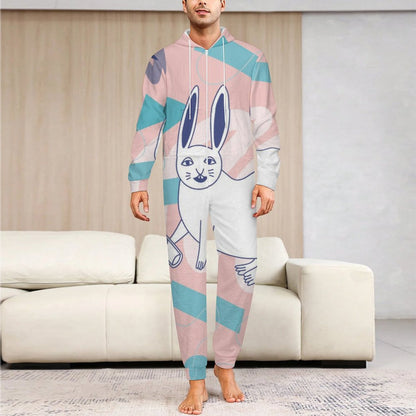 Custom Photo Adult Onesie | Personalized Flannel Plush Pajama Jumpsuit