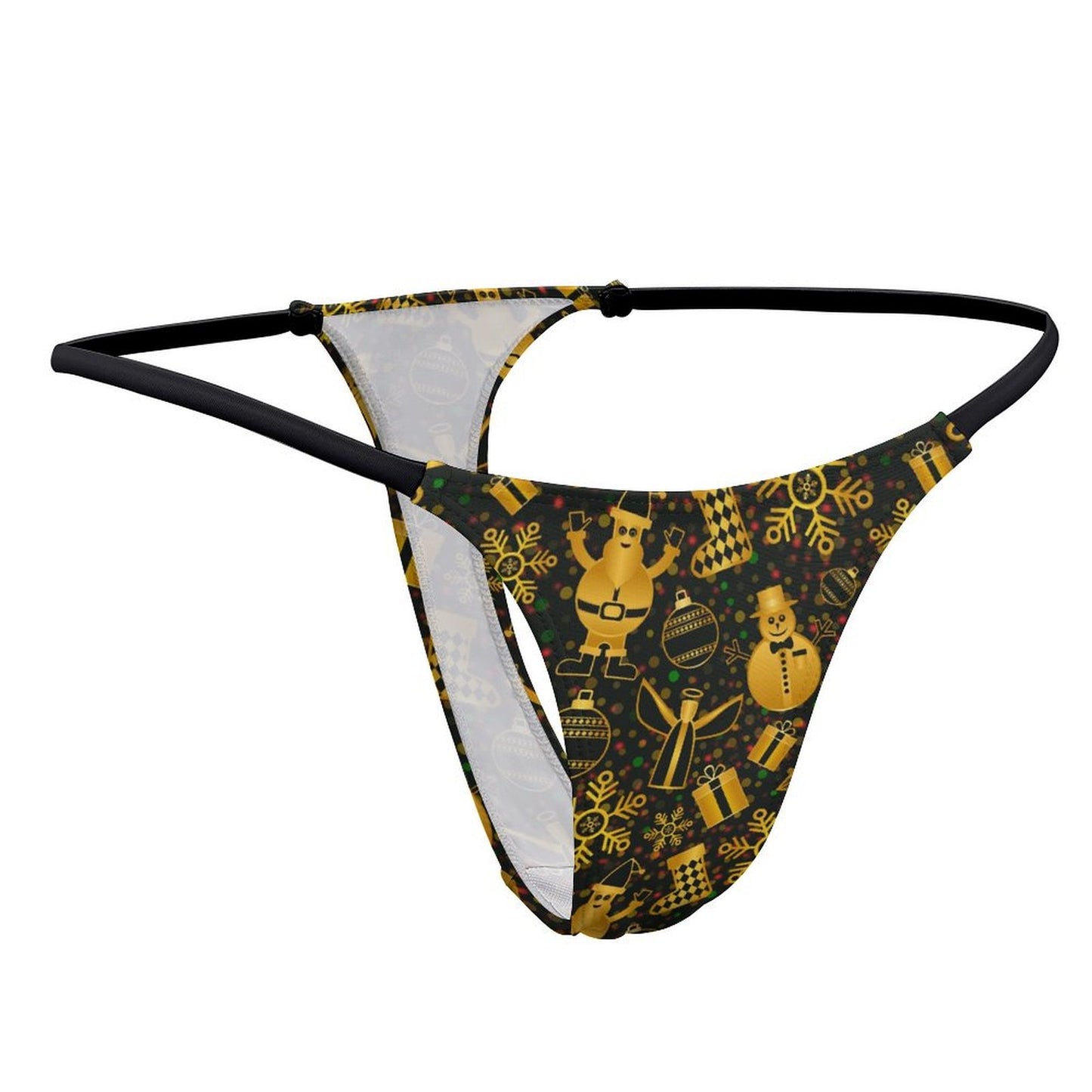 Custom Women's Photo Thong | Personalized Yoga Fabric Panty Gift