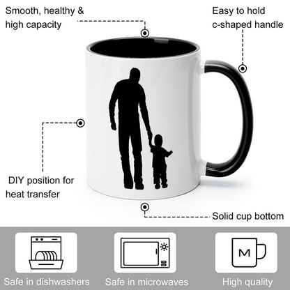 Custom Mug with Color Inside | Personalized 11oz Ceramic Mug