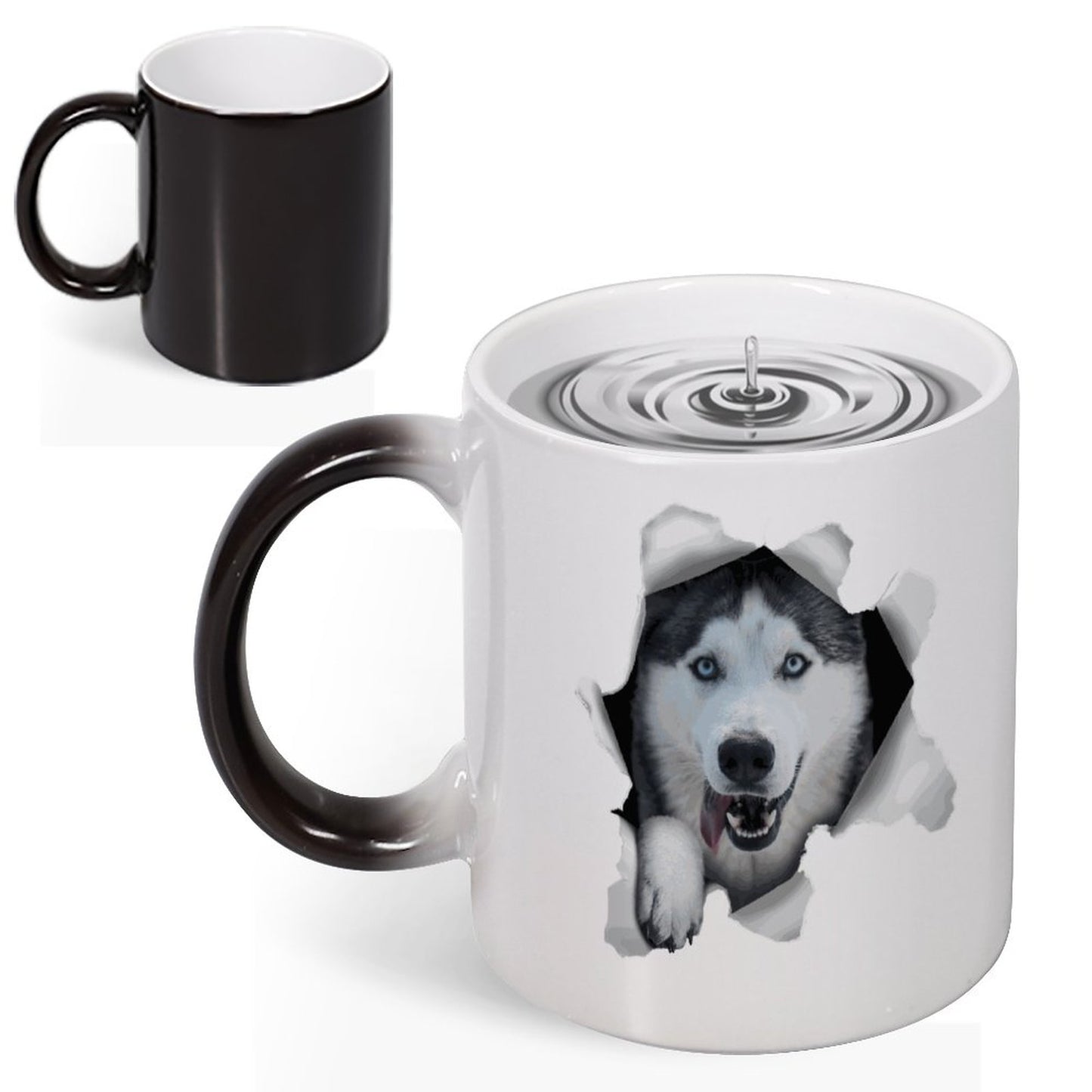 Custom Heat Sensitive Color Changing Magic Photo Mug | 12oz Surprise Gift