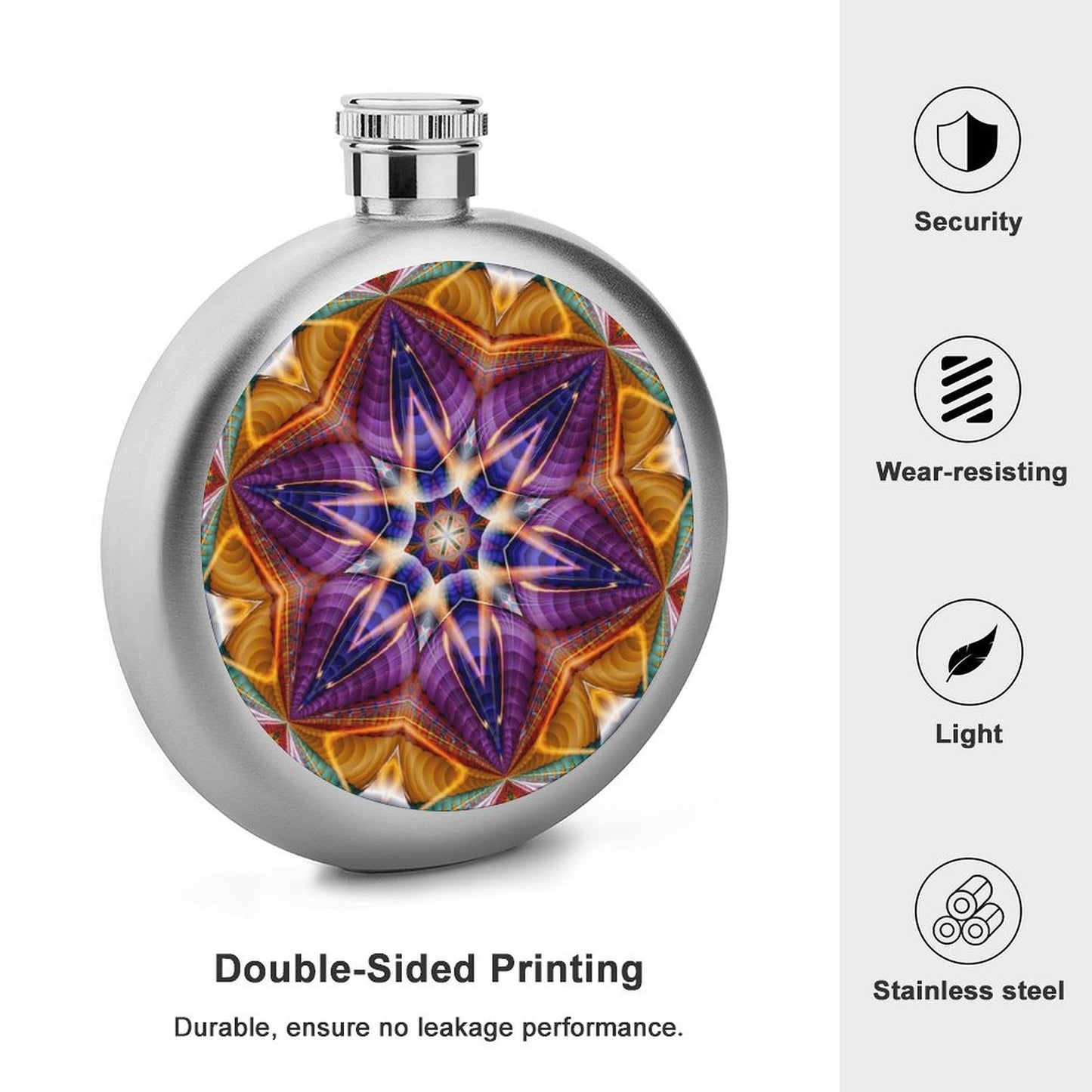 Custom Hip Flask | Personalized with Your Photo, Logo, or Monogram