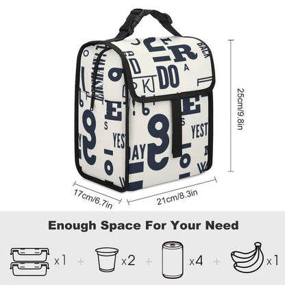 Custom Insulated Lunch Tote | Personalized Thermal Meal Prep Bag