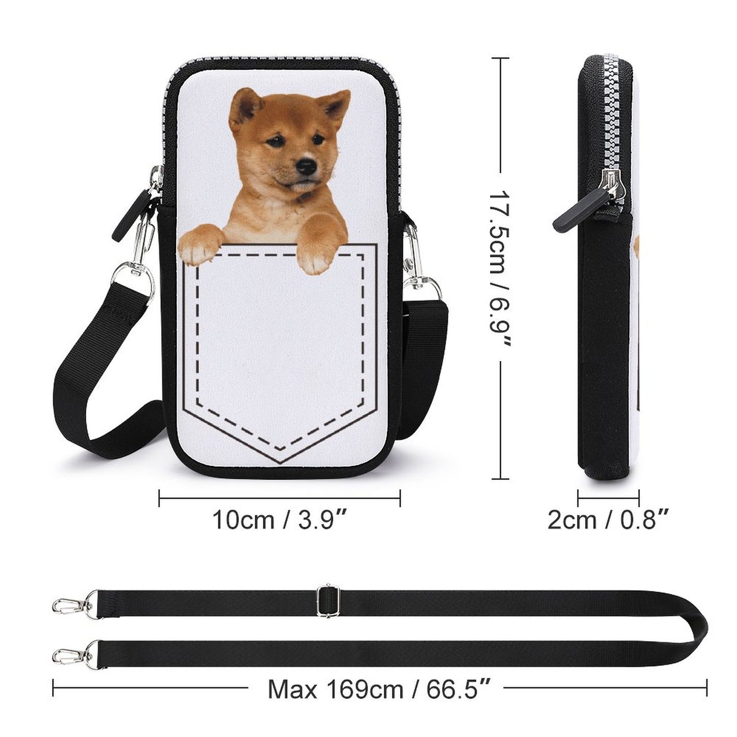 Custom Neoprene Phone Bag | Personalized Cell Phone Purse