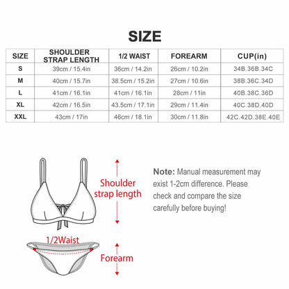 Custom Spaghetti Strap Bikini: Cool-Touch Low-Waist Swimwear