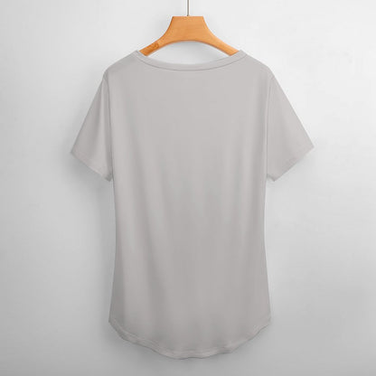 Custom Women's Relaxed Fit V-Neck T-Shirt