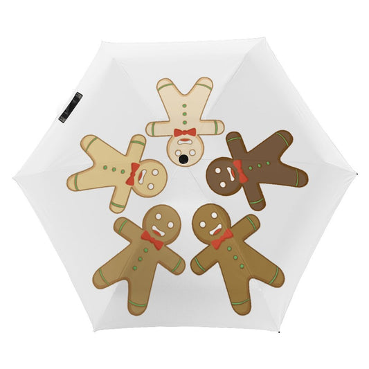 Compact UV Protection Umbrella Custom Print | UPF 50+ 5-Fold Design