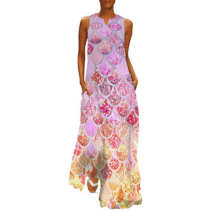 Custom Sleeveless Slim-Fit Maxi Dress | Elongating Column Gown