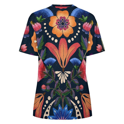 Women's Custom All-Over Print T-Shirt | Personalized 100% Cotton Tee