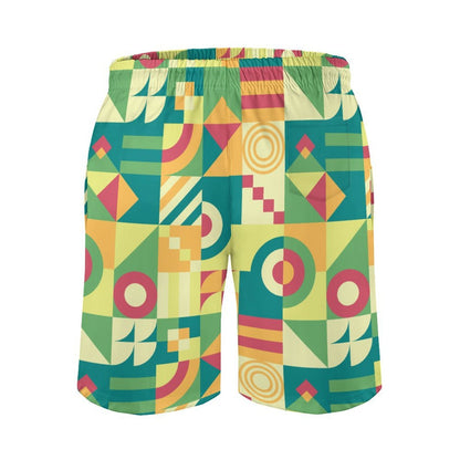 Beach Pants Green, Puzzle, Abstract Pattern