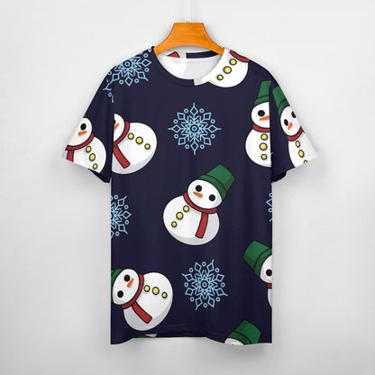 Custom All-Over Print Men's Cotton T-Shirt | Design Your Own Tee