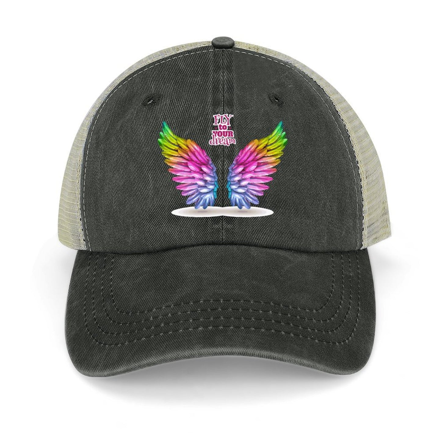 Custom Hollow-Out Denim Cap | Personalized Cotton Baseball Hat