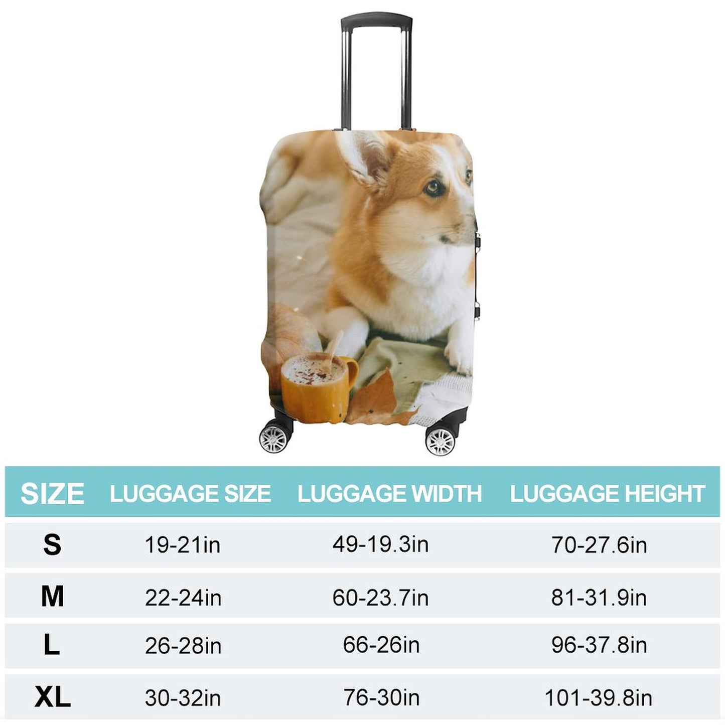 Custom Luggage Cover Protector | Personalized Suitcase Sleeve