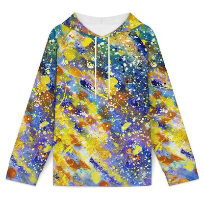 Men's Raglan Sleeve Pullover Hoodie with Custom Print