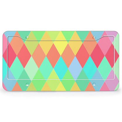 Custom Aluminum License Plate Frame | Add Your Photo & Text