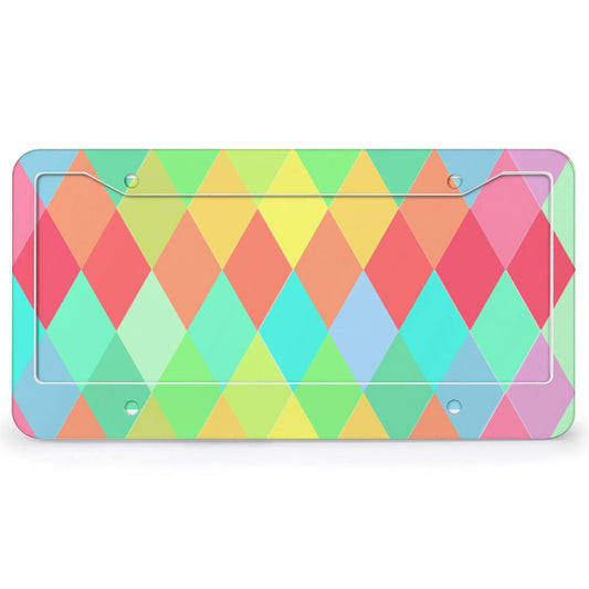 Custom Aluminum License Plate Frame | Add Your Photo & Text