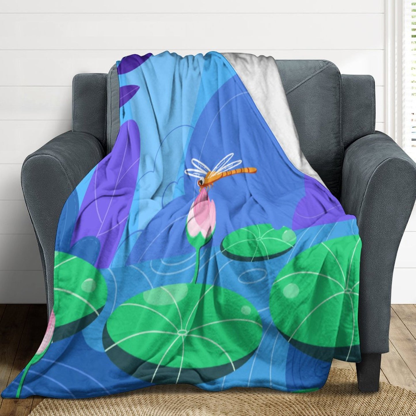 Custom Photo Blanket | Personalized for Picnics, Beach & Travel