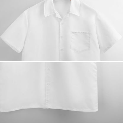 Custom Camp Collar Shirt | Personalized Men's Short Sleeve Shirt