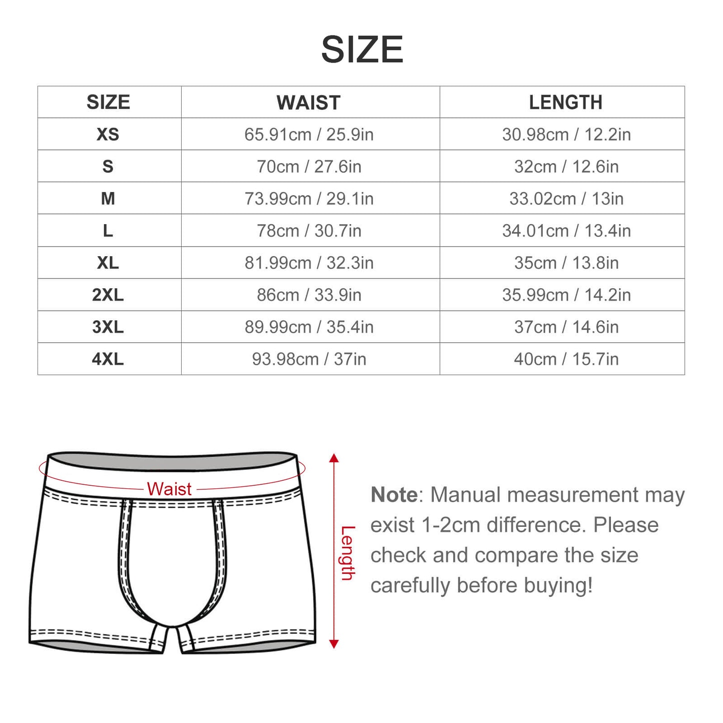 Custom Men's Boxer Briefs | Photo Underwear | Ice Silk Fabric