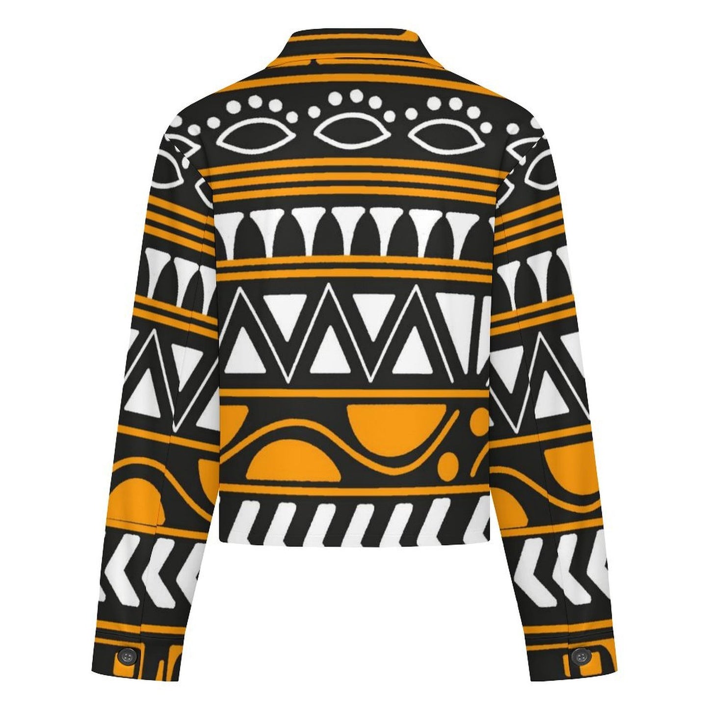 Custom Cropped Jacket for Women with Personalized Print