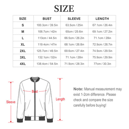 Custom Bomber Jacket for Men – Personalized Lightweight Flight Jacket