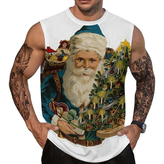 Custom Sleeveless Round Neck T-Shirt | Personalized Photo Tee