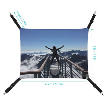 Custom Pet Hammock | Personalized Cat & Small Dog Bed for Crate or Chair