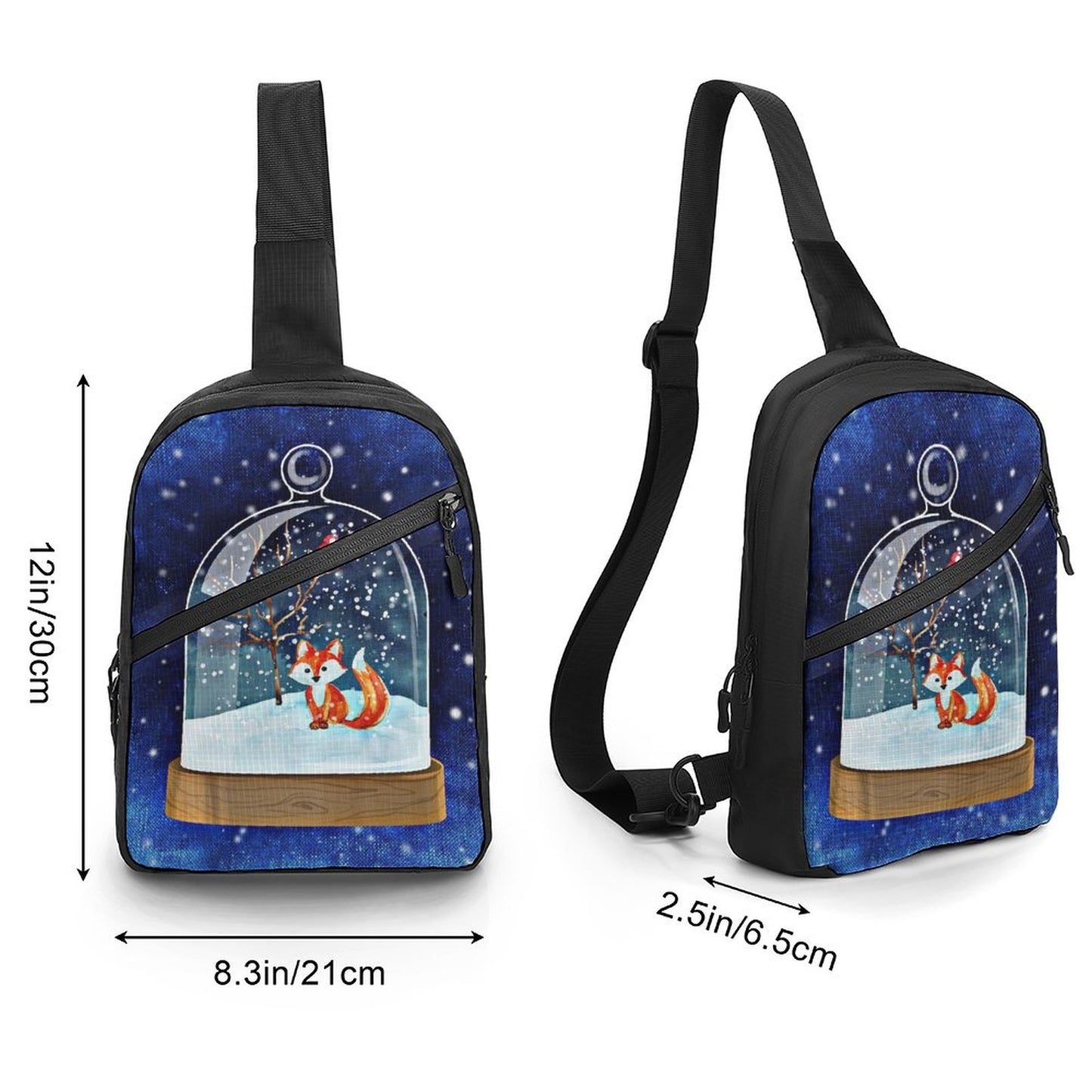 Custom Foldable Sling Bag | Personalized Lightweight Travel Chest Pack