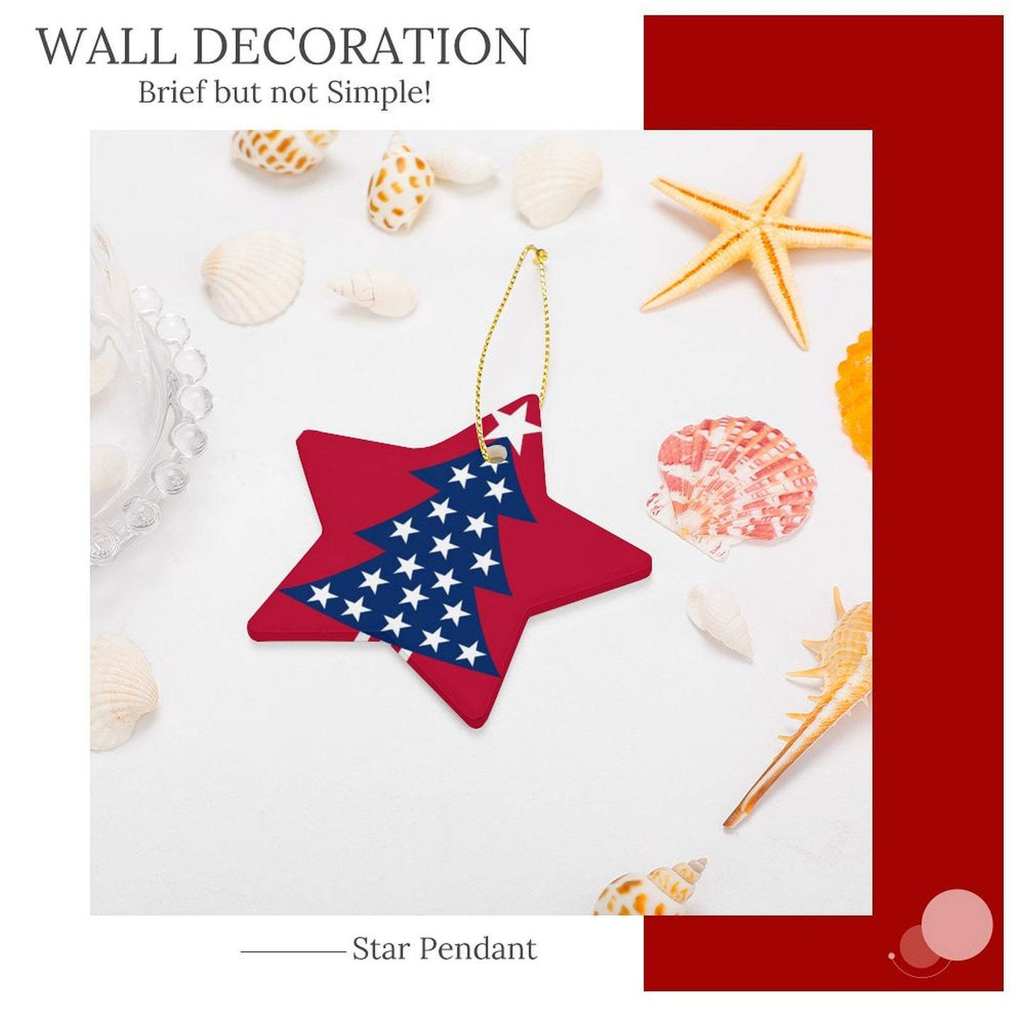Create a Custom Star Shaped Ornament | A Ceramic Photo Keepsake