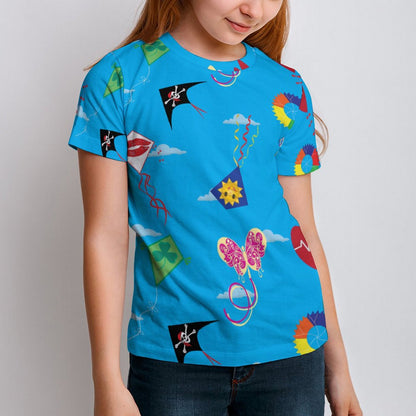 Custom All-Over Print Kids T-Shirt | Durable & Breathable Play Tee