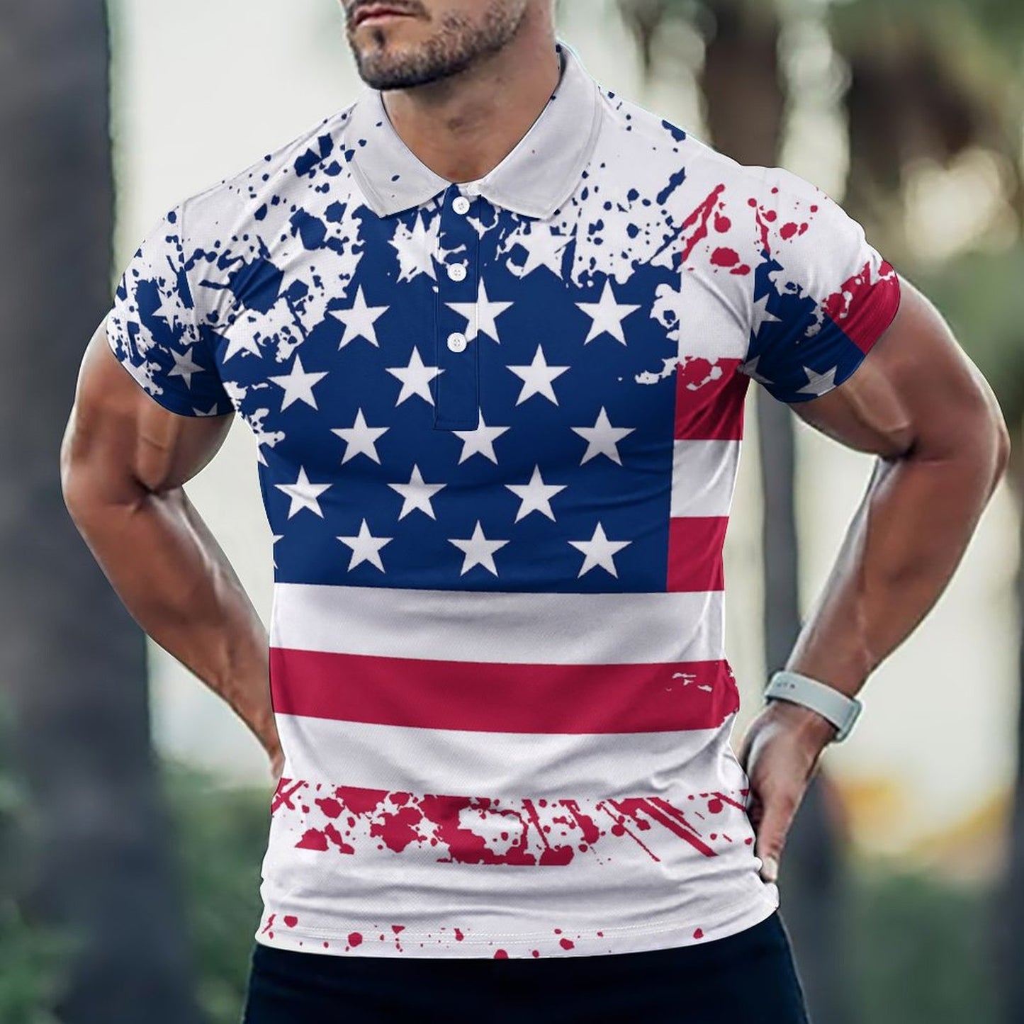 Custom Men's Ice Silk Polo | Personalized Performance Fit Shirt