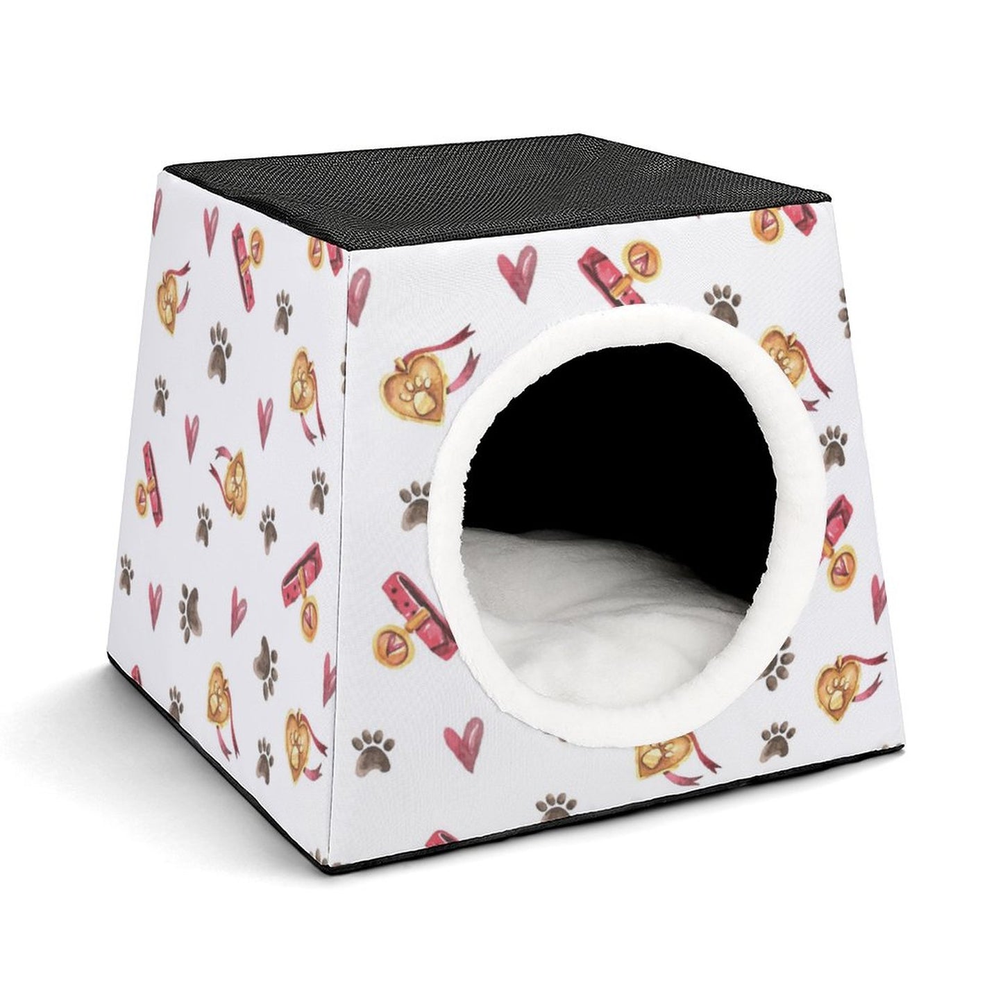 Custom Space Capsule Cat Bed | Personalized Enclosed Dog Cave