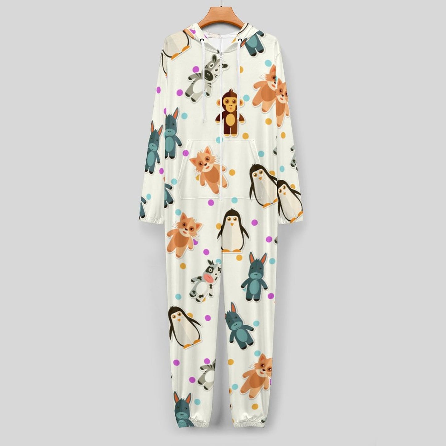 Custom Hooded Onesie for Adults | All-Over Print Jumpsuit
