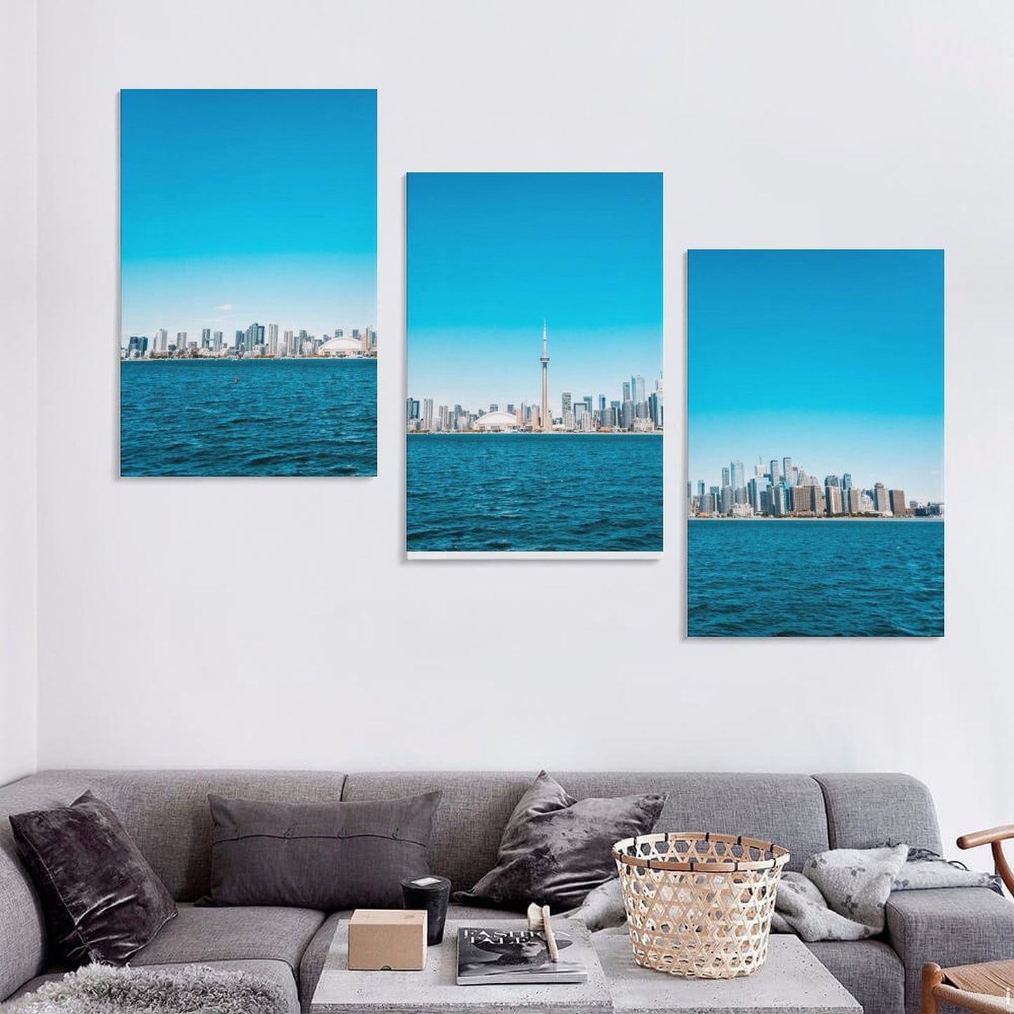 3 Piece Custom Canvas Wall Art | Turn Your Photos into a Triptych Set