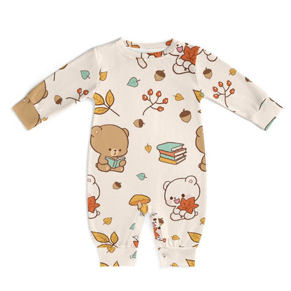 Personalized Long Sleeve Baby Bodysuit in Soft Cotton